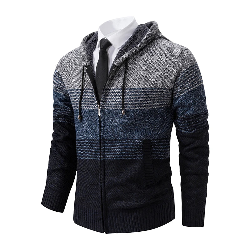 Streetwear Knitted Jacket Trend Hombre Clothing