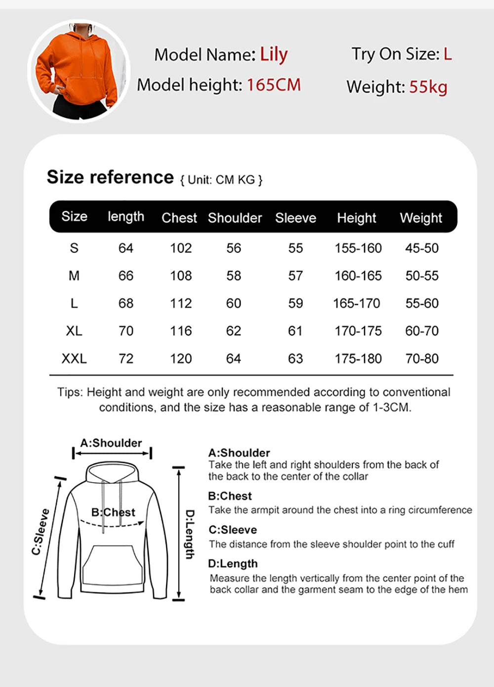 Solid Color Casual Hoodie For Female Pocket Creative Hoody All-Match Street Clothes Womens Fleece Unisex Pullovers