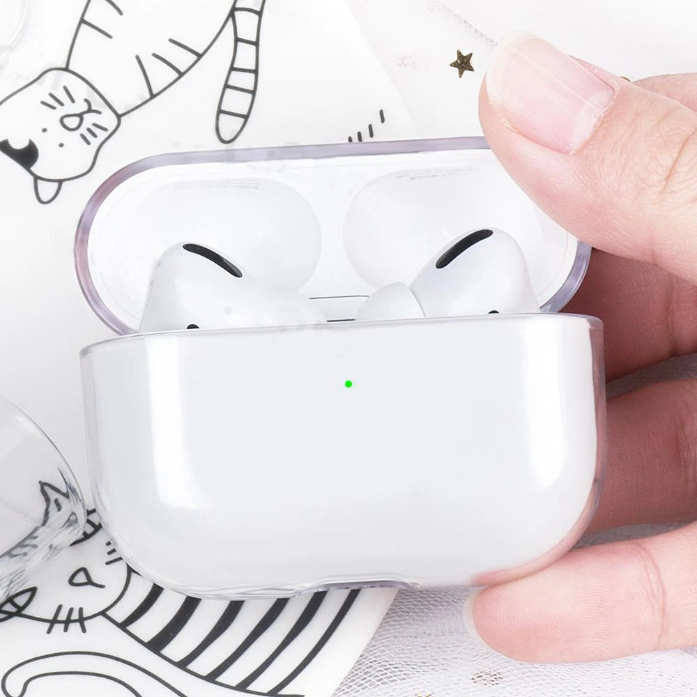Transparent Earphones Case Hard PC Clear Headphone Cover For Apple Airpods 3 For AirPods Pro 1st 2nd Generation Protective Case