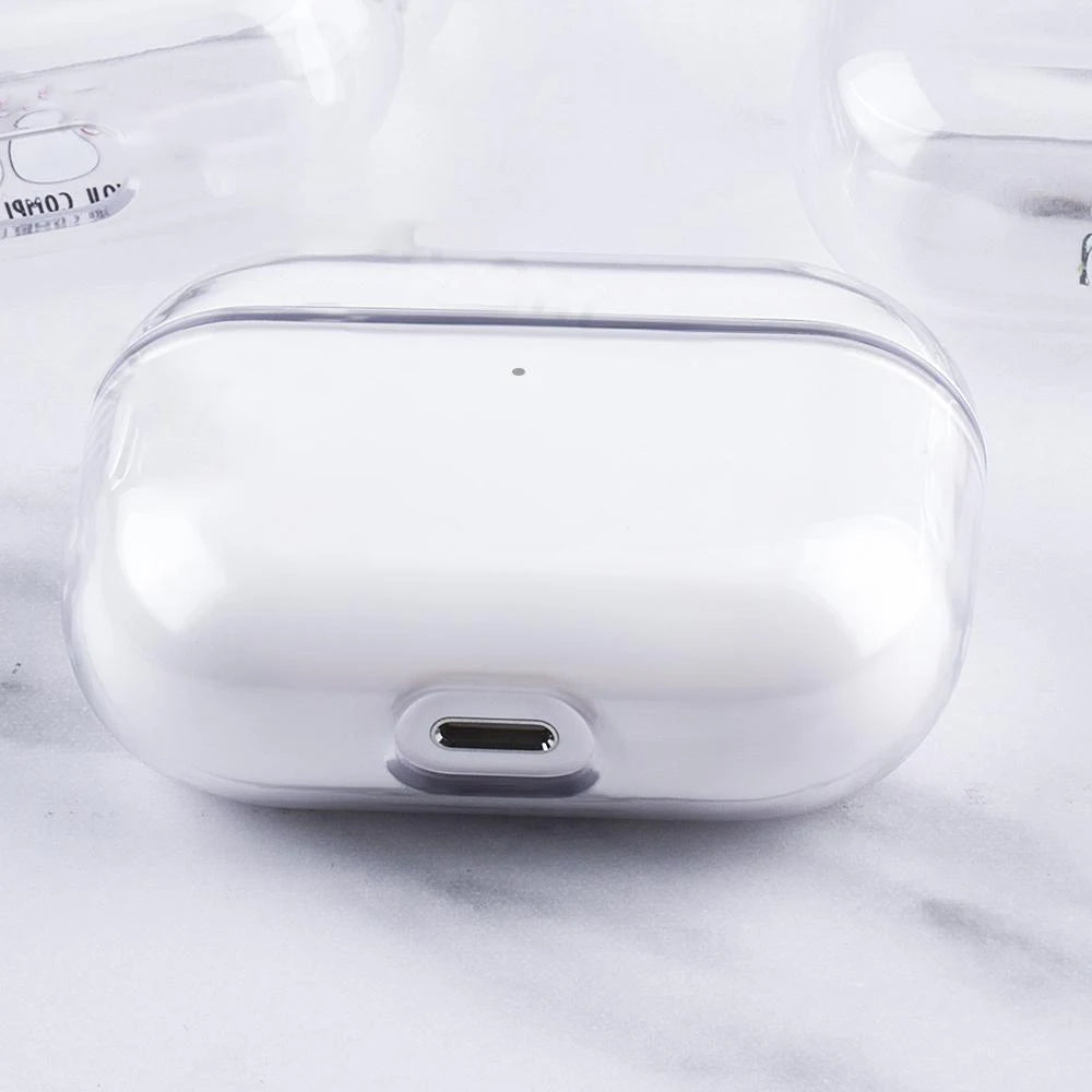 Transparent Earphones Case Hard PC Clear Headphone Cover For Apple Airpods 3 For AirPods Pro 1st 2nd Generation Protective Case