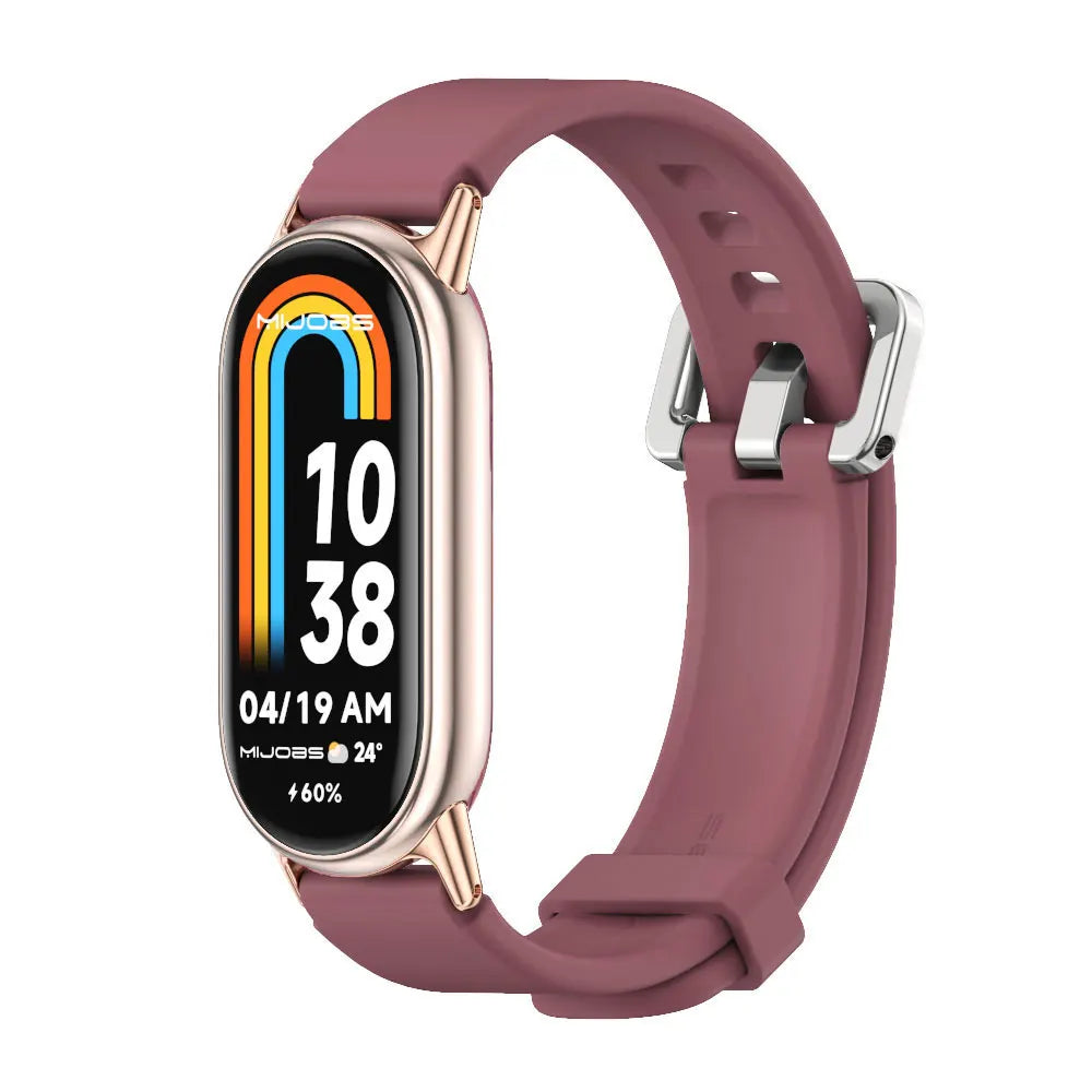 Strap For Mi Band 10 9 8 7 6 5 4 3 Silicone Wristband Replacement For Xiao mi Mi Band 8 Bracelet MiBand 7 6 5 4 3 Wrist Strap