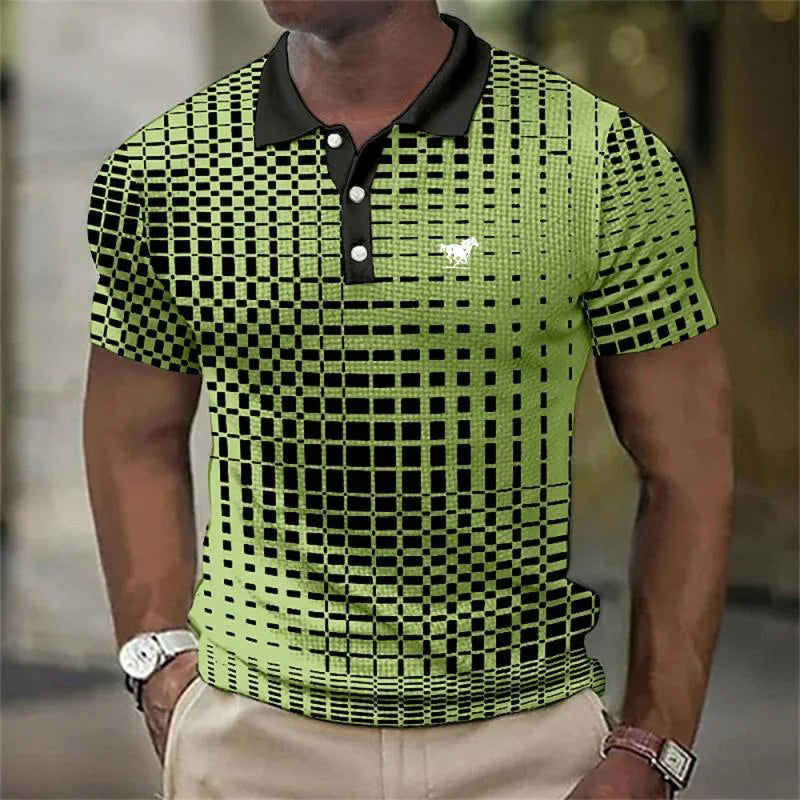 Polo New Trending Men Summer Short Sleeve Fashion Casual Polo Shirt .