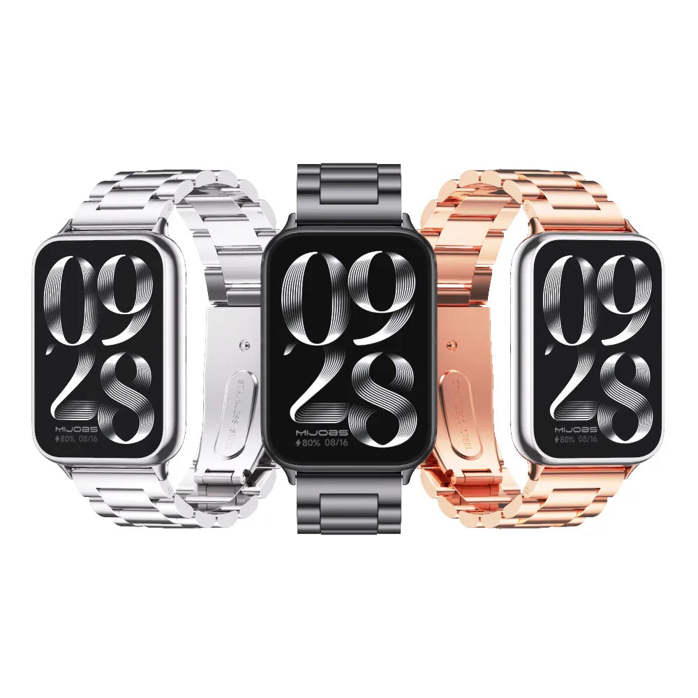 For Mi Band 9 Pro Strap for Mi Band 8 Pro Wristband for Xiao mi Smart Band 8 Pro Bracelet Global Version Metal Watch Band