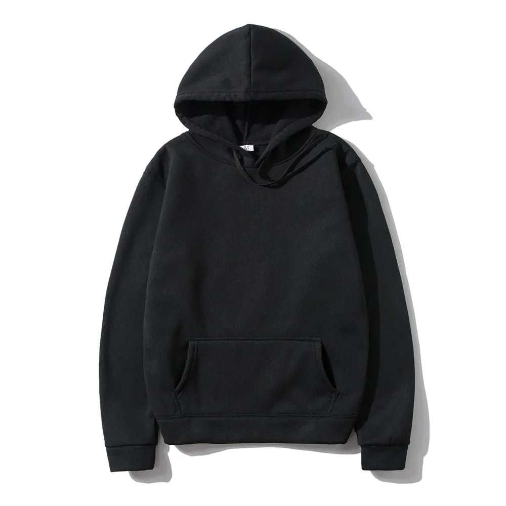 JUMPER Solid Color Men's Hoodie Warm Men's Sportswear Fashion Street Wear Casual Men's Loose Breathable Hoodie Brand Hoodie