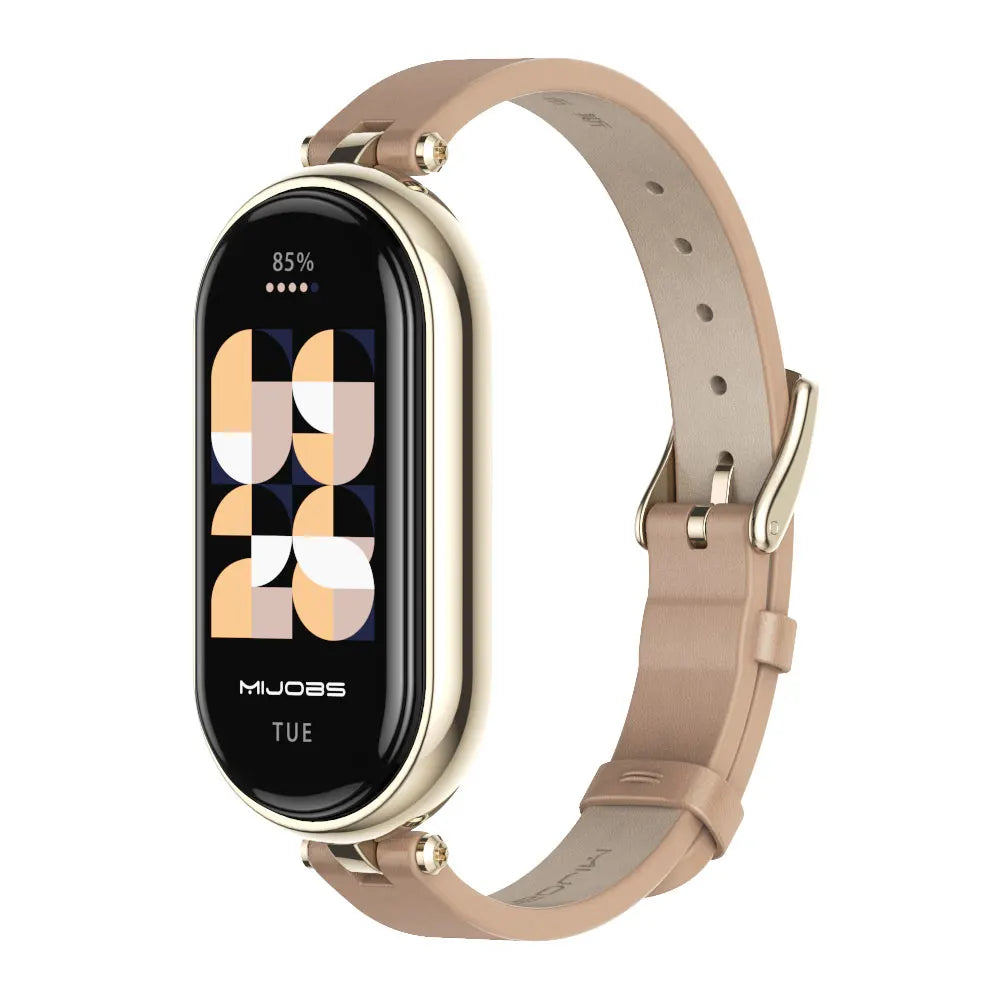 Strap for Mi Band 10 9 8 7 6 5 4 3 Watchband for Xiao mi Smart Band 9 Strap for Mi Band 8 Leather Wristband For Mi Band 7 Correa