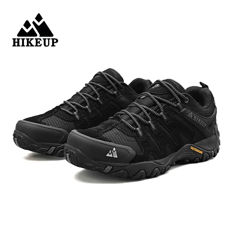 Sneakers Men's Hiking Shoes Suede Leather Outdoor Shoes Wear-resistant Men Trekking Walking Hunting Tactical Sneakers