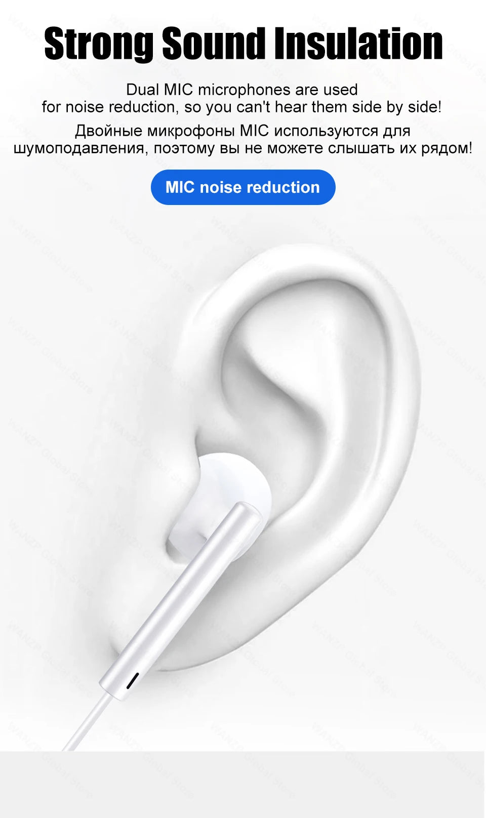 For Apple iPad Laptops Tablet Headphones For iPhone 16 15 14 13 12 11 Pro Max Earphones X XS 7 8 Plus 3.5mm Stereo Wired Earbuds