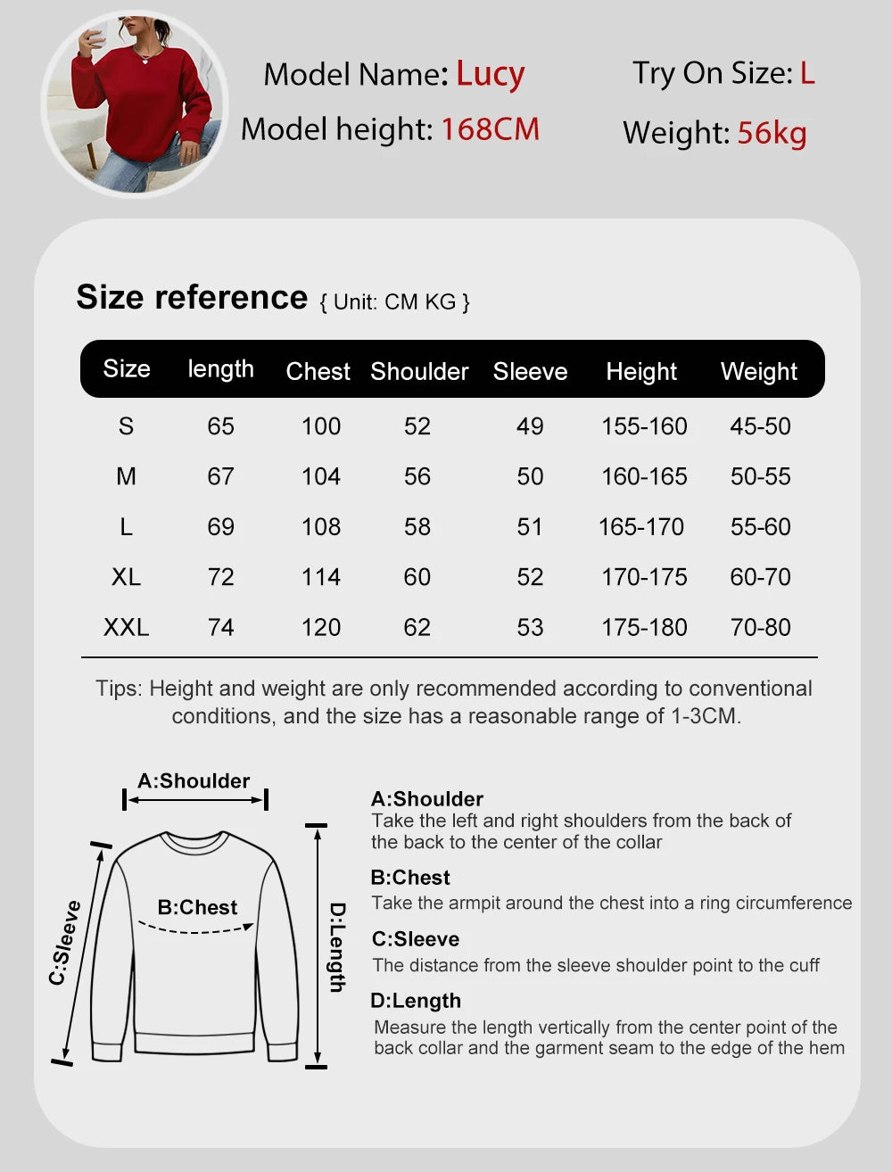 I'M Not Perfect Text Design Pullovers Unisex Y2K Fleece Sweatshirts O-Neck Autumn Top Warm Breathable Sweatshirt Casual Clothes
