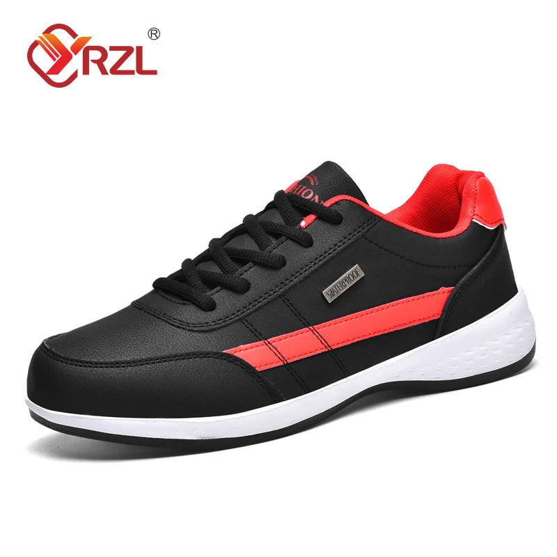 Sneakers Men Shoes Spring Autumn Waterproof Walking Sneakers Leisure Male Leather Sports Shoes Non-Slip Footwear Tennis for Men
