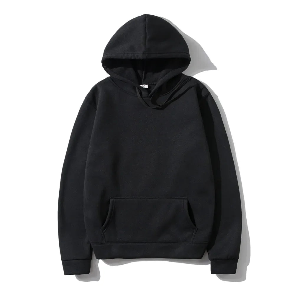 JUMPER Solid Color Men's Hoodie Warm Men's Sportswear Fashion Street Wear Casual Men's Loose Breathable Hoodie Brand Hoodie