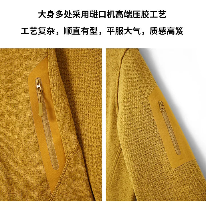 Fashionable Camping, Fishing, Sports, Versatile, Casual and Affordable Knitted Sweater Jacket