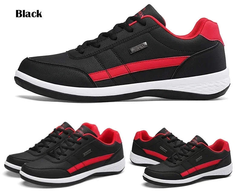 Sneakers Men Shoes Spring Autumn Waterproof Walking Sneakers Leisure Male Leather Sports Shoes Non-Slip Footwear Tennis for Men