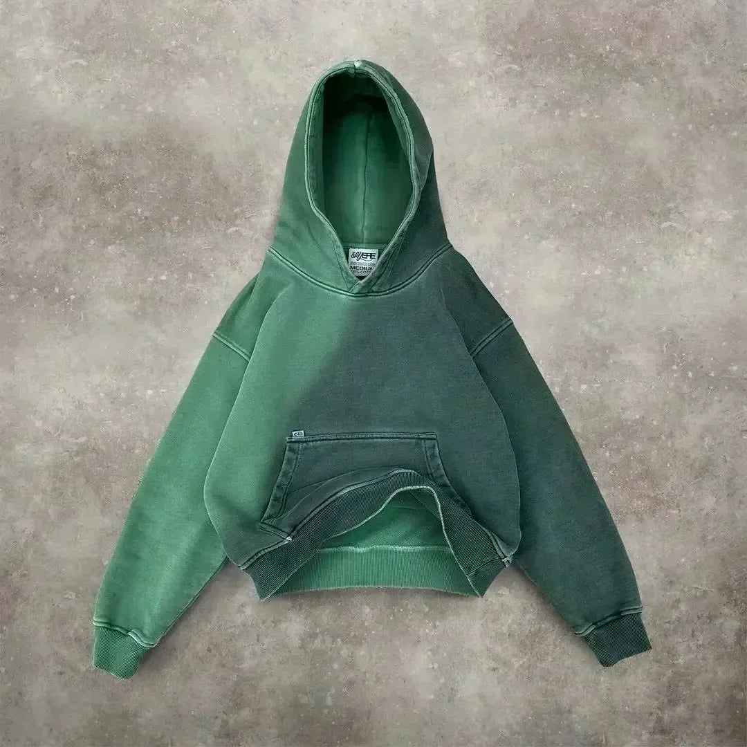 Hoodies Women American Y2K New Hip Hop Trend Zipper Hoodie Women Street Casual Loose Joker Vintage Sweatshirt Unisex Fleece Padded Warm Hoodie