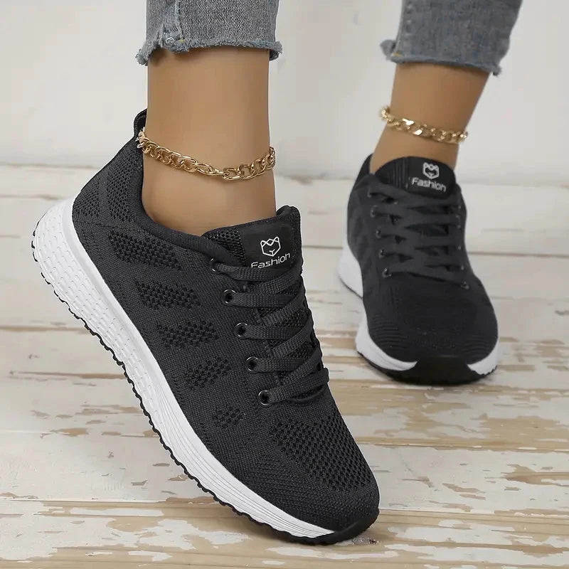 Women Sneakers Mesh Breathable Trainers Ladies Shoes Platform Female Sneakers for Women Basket Tenis Feminino