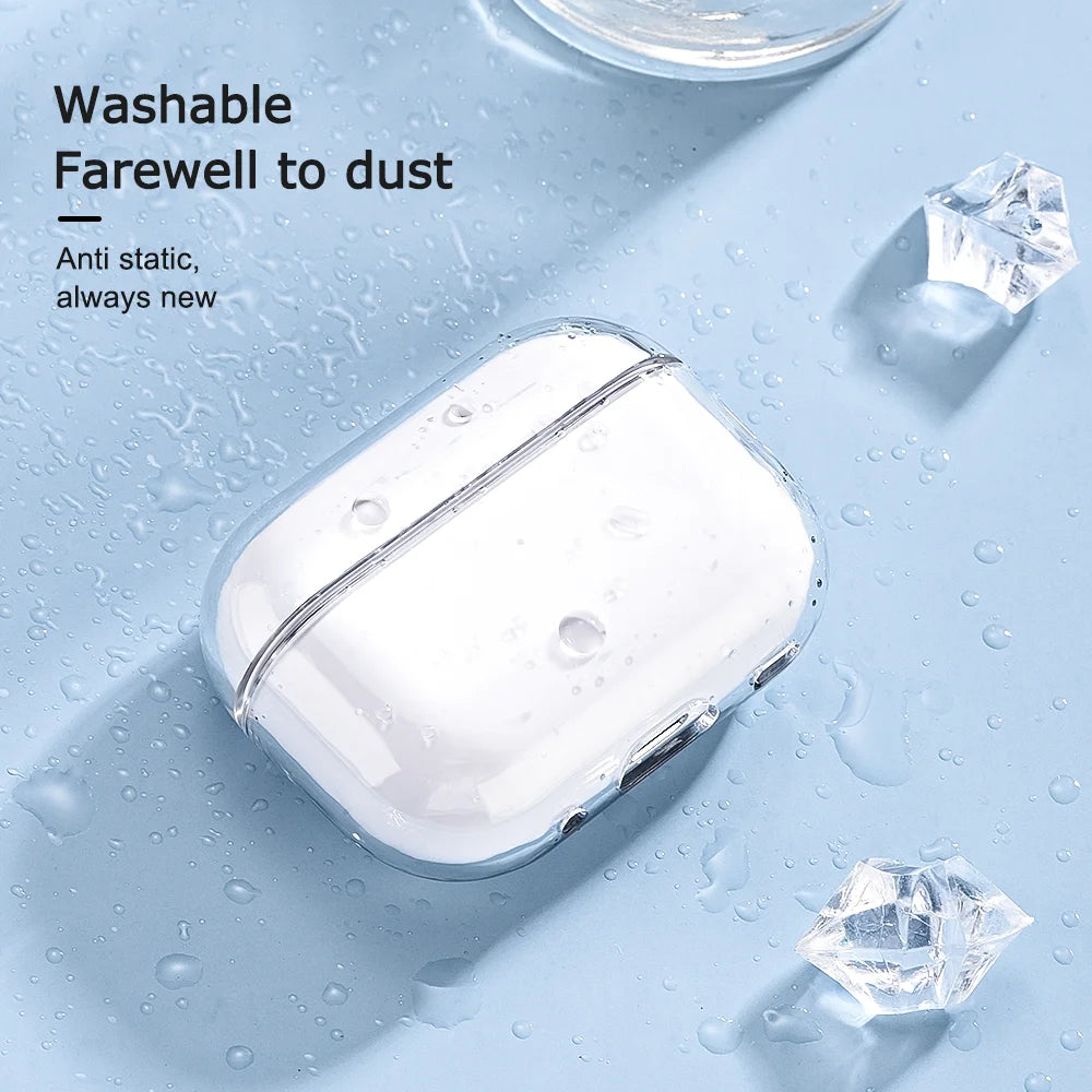 Transparent PC Earphone Case For Airpods Pro 3 Generation 2025 Cases Hard Clear Headphone Cover For Airpods 4 3 Pro 2 2nd Pro2