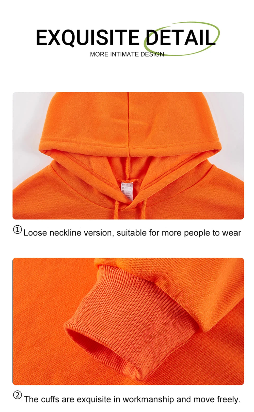 Autumn Solid Sweatshirts Unisex Street Comfy Sportswears Fleece Soft Hoodie Man's Fashion Warm Streetwear Casual Jogging Clothes
