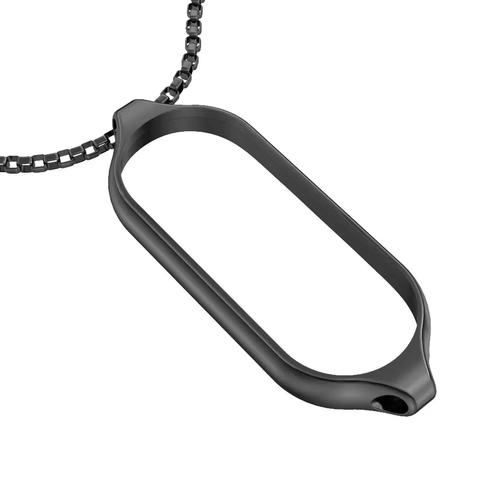 Necklace for Mi Band 10 9 8 7 6 5 4 3 Smart Bracelet Strap for Mi Band 9 Metal Wristband for Mi Band 7 6 Hanging Neck Decoration