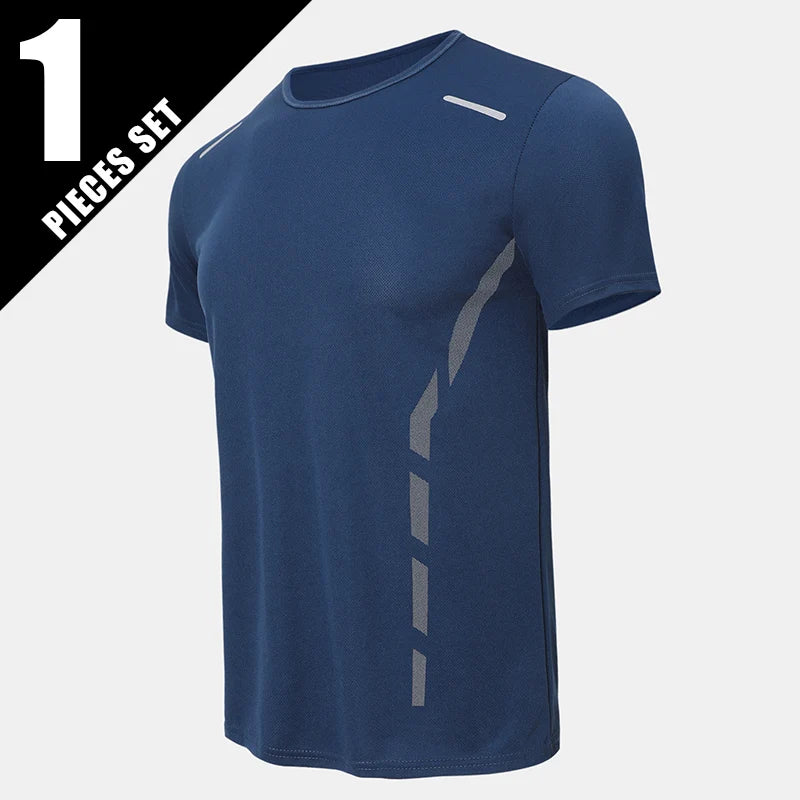 T-shirts  Men's Summer Quick-drying Sports Fashion Printed Short-sleeved Teens Loose and Comfortable Running Fitness Joker T-shirt