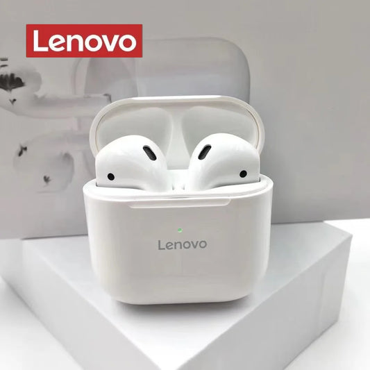 Lenovo Bluetooth Wireless Headset Sleek Design HiFi Stereo Superior Sound Quality Life Comfortable Fit for All-Day Listening