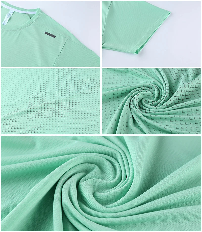 T-shirt Fitness Sports Top Gym Training Shirt Breathable Jogging Casual Sportswear