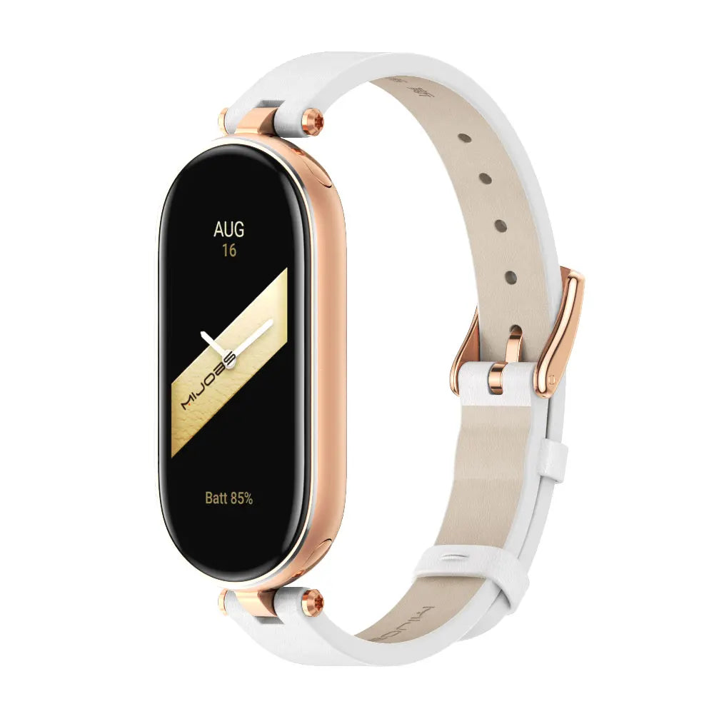 Strap for Mi Band 10 9 8 7 6 5 4 3 Watchband for Xiao mi Smart Band 9 Strap for Mi Band 8 Leather Wristband For Mi Band 7 Correa
