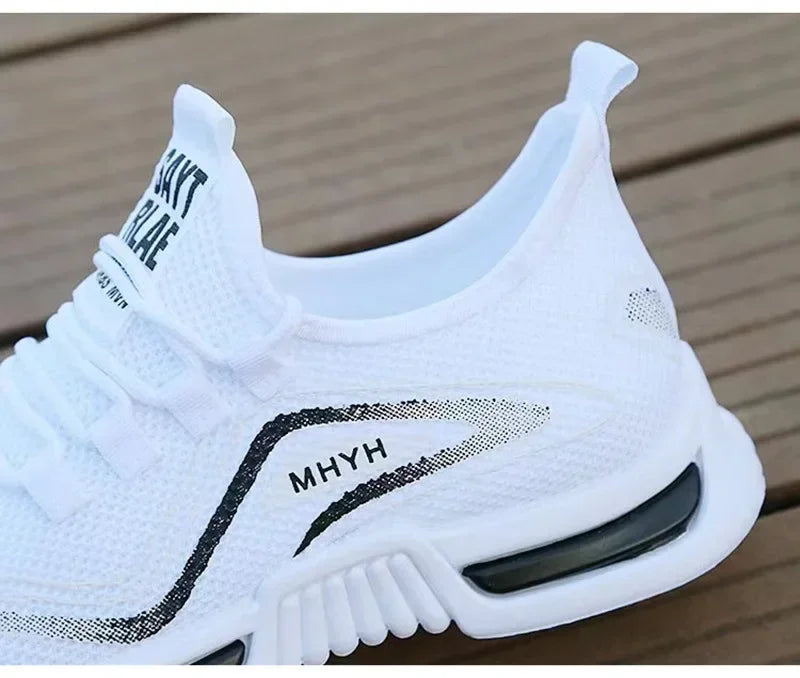 Sneakers Men Shoes Slip on Fashion Sneakers Male Sport Running Shoes Breathable Gym Training Walking Tennis Shoes Non Slip Workout Flats