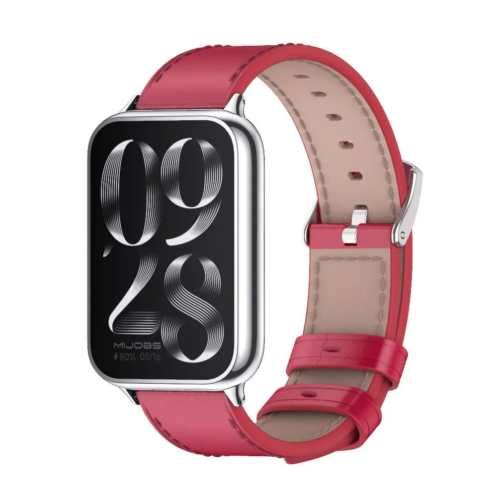Mi Band 8 9 Pro Strap Leather Strap For Redmi Watch 4 For Xiaomi Mi Smart Band 8 Pro Bracelet Wristband Miband 8 Pro Correa