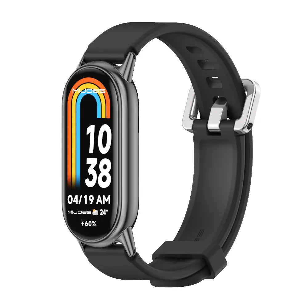 Strap For Mi Band 10 9 8 7 6 5 4 3 Silicone Wristband Replacement For Xiao mi Mi Band 8 Bracelet MiBand 7 6 5 4 3 Wrist Strap
