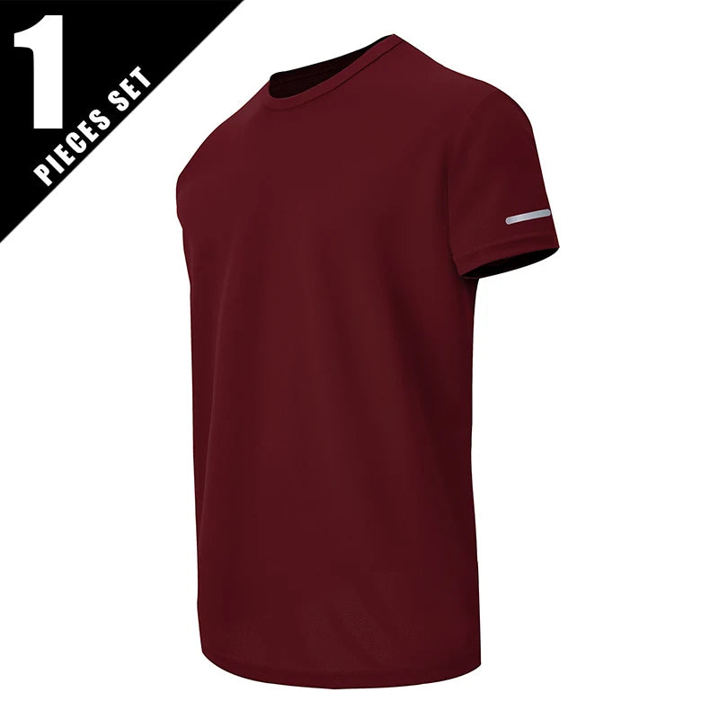 T-shirts  Men's Summer Quick-drying Sports Fashion Printed Short-sleeved Teens Loose and Comfortable Running Fitness Joker T-shirt