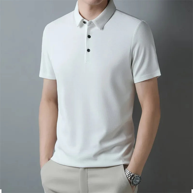 Polo Shirt Summer Breathable Comfortable Top