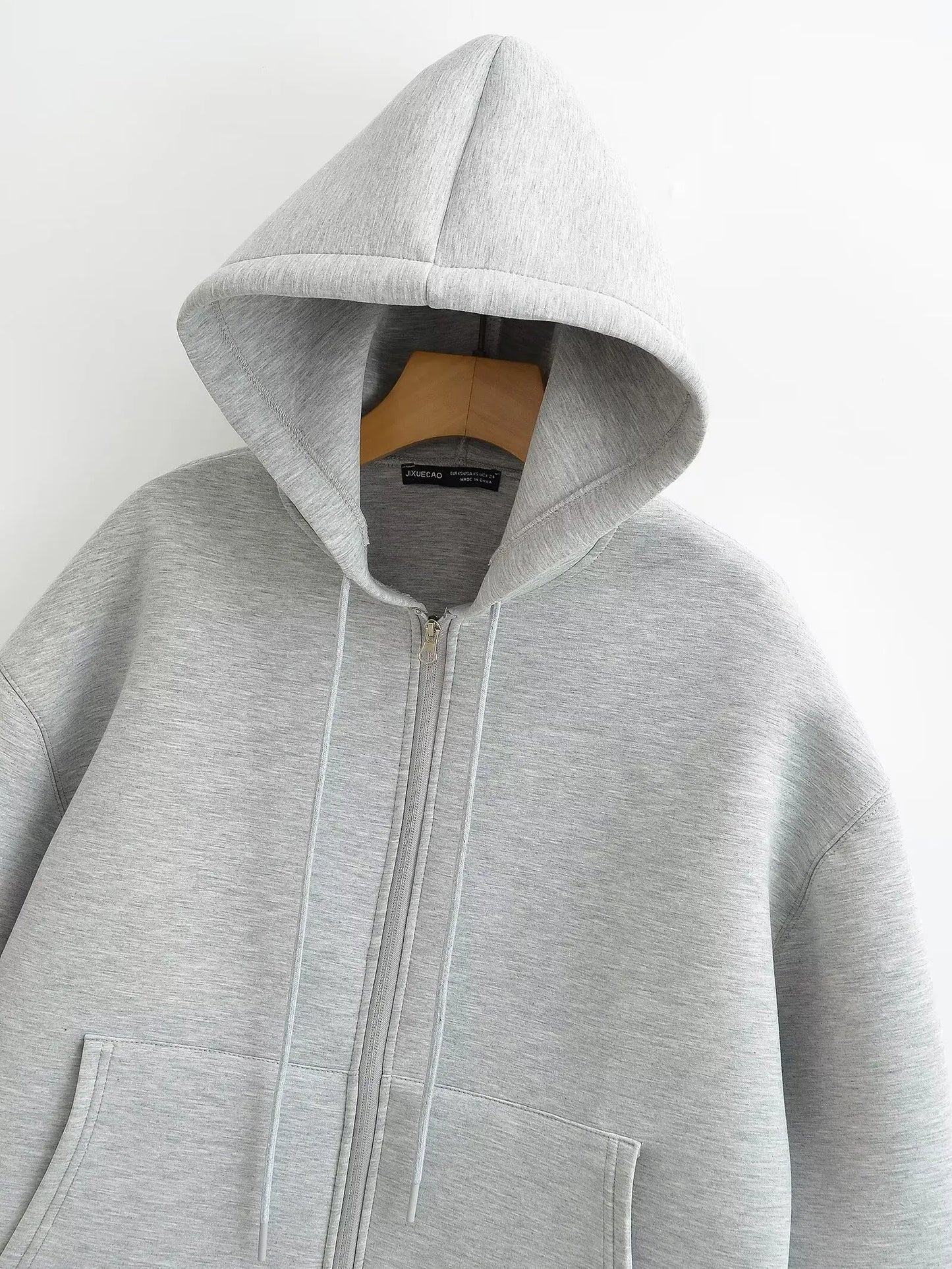 Hoodies Women  Zip up  Autumn Hooded Sweatshirt Woman Long Sleeve Oversized Women's Sweatshirts Zip Hoodie Women Jackets