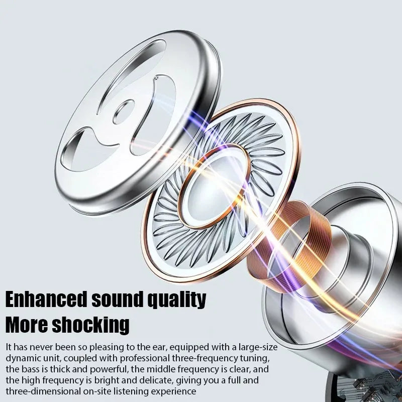Wireless Bluetooth 5.0 Earphone TWS Headphones Sport Headset HD Mic with touch Control Earbuds for Smartphone