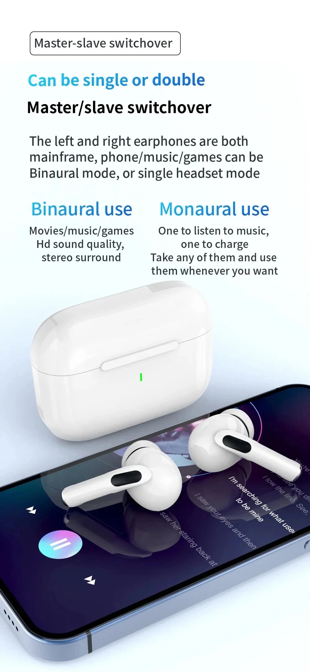 Air Pro 5 TWS Max Wireless Bluetooth Earphones Headphones HiFi Sound Low Latency Noise Reduction Earbuds for IPhone Android