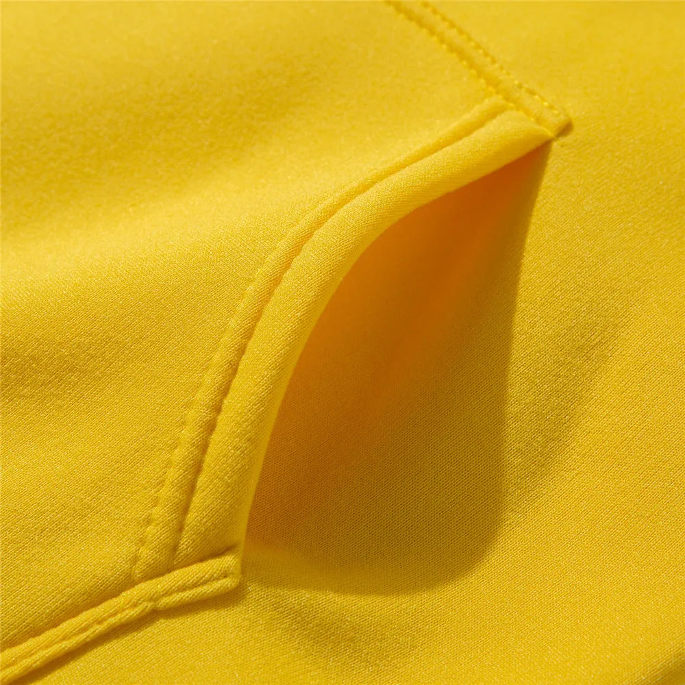 JUMPER Solid Color Men's Hoodie Warm Men's Sportswear Fashion Street Wear Casual Men's Loose Breathable Hoodie Brand Hoodie