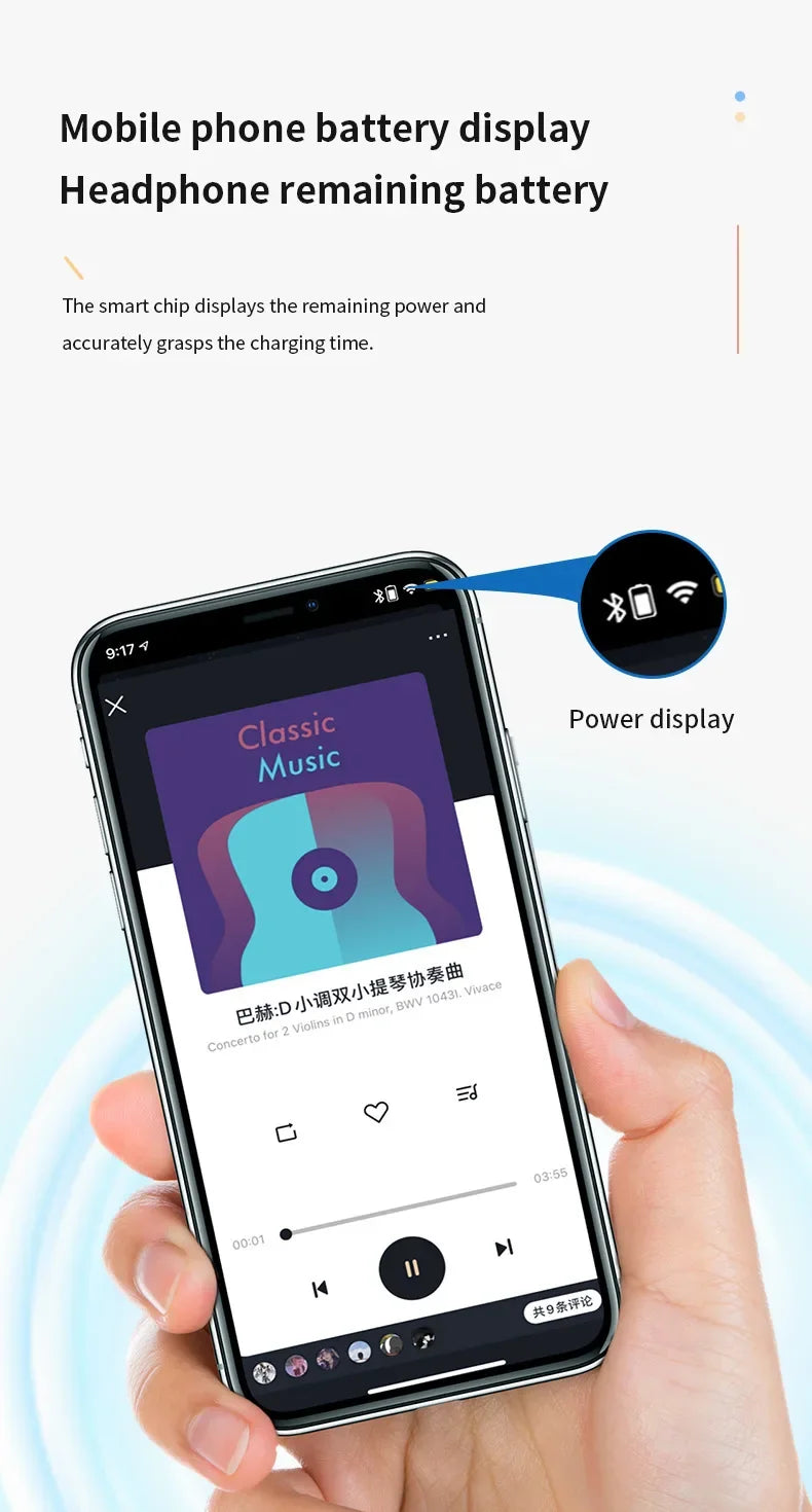 Wireless Earphones Sport Headphones Bluetooth 5.2 Earbuds Handsfree Headset with Mic for IPhone Samsung Xiaomi Smart Phone