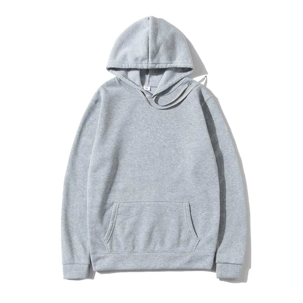 JUMPER Solid Color Men's Hoodie Warm Men's Sportswear Fashion Street Wear Casual Men's Loose Breathable Hoodie Brand Hoodie