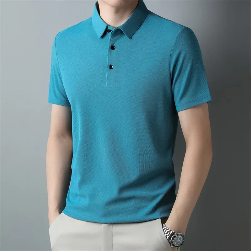 Polo Shirt Summer Breathable Comfortable Top