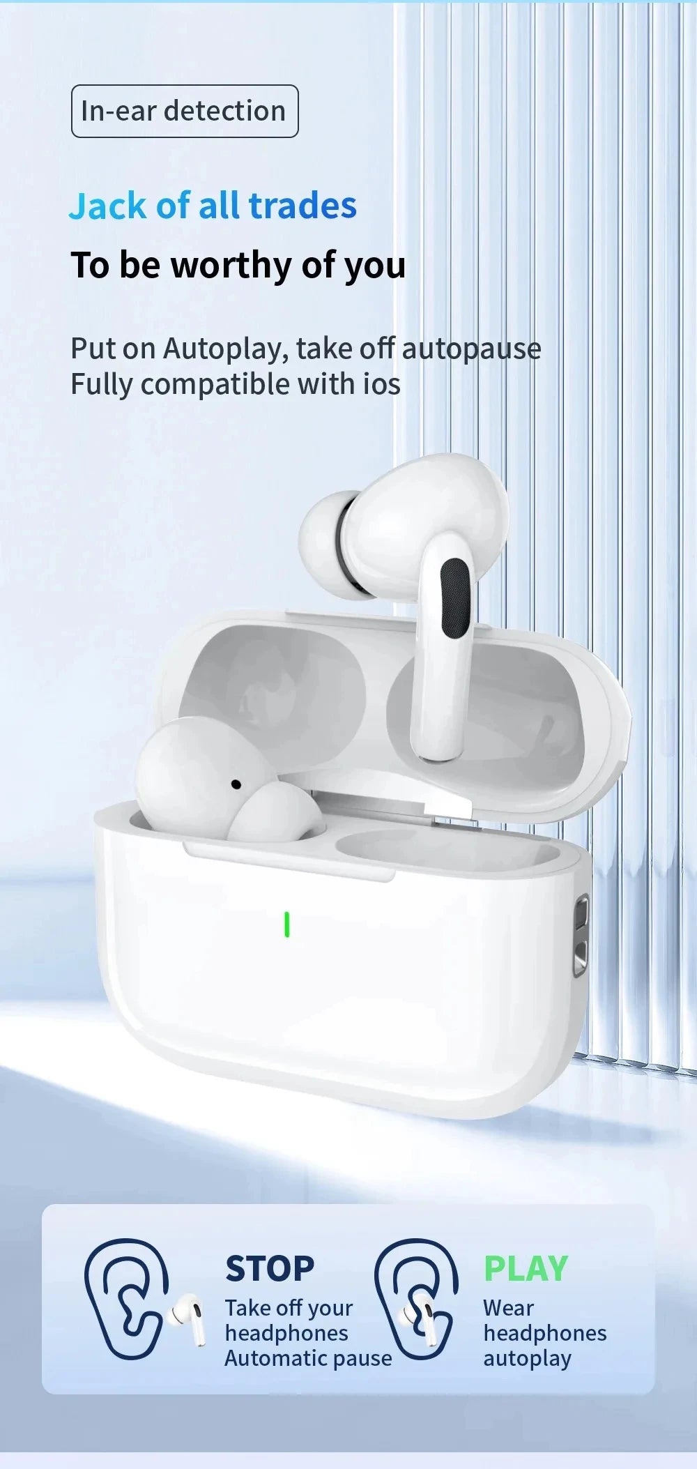 Air Pro 5 TWS Max Wireless Bluetooth Earphones Headphones HiFi Sound Low Latency Noise Reduction Earbuds for IPhone Android