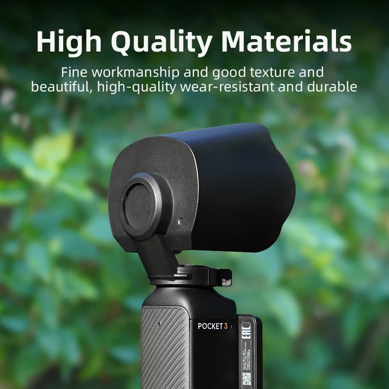 For DJI OSMO POCKET 3 Lens Hood Sunshade Cover Sports Camera Anti-Glare Protective Cover Accessories