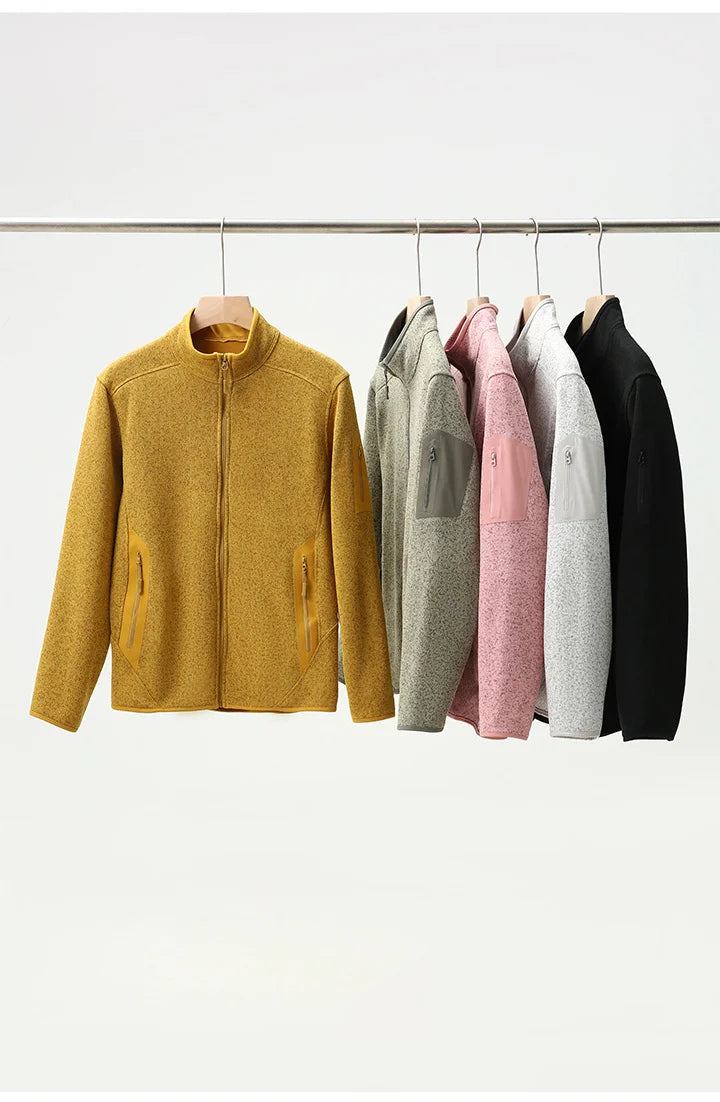 Fashionable Camping, Fishing, Sports, Versatile, Casual and Affordable Knitted Sweater Jacket