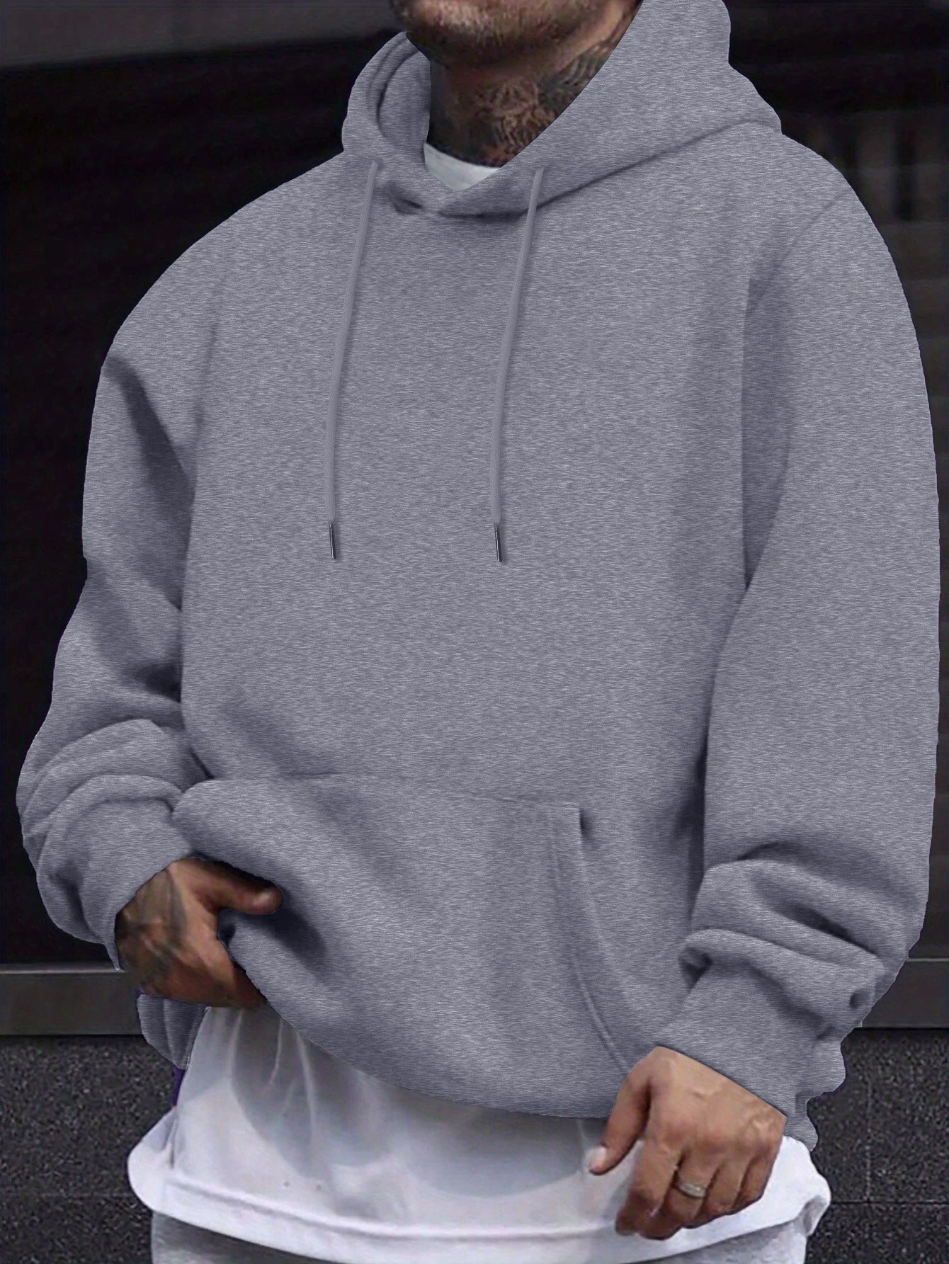 Autumn Solid Sweatshirts Unisex Street Comfy Sportswears Fleece Soft Hoodie Man's Fashion Warm Streetwear Casual Jogging Clothes