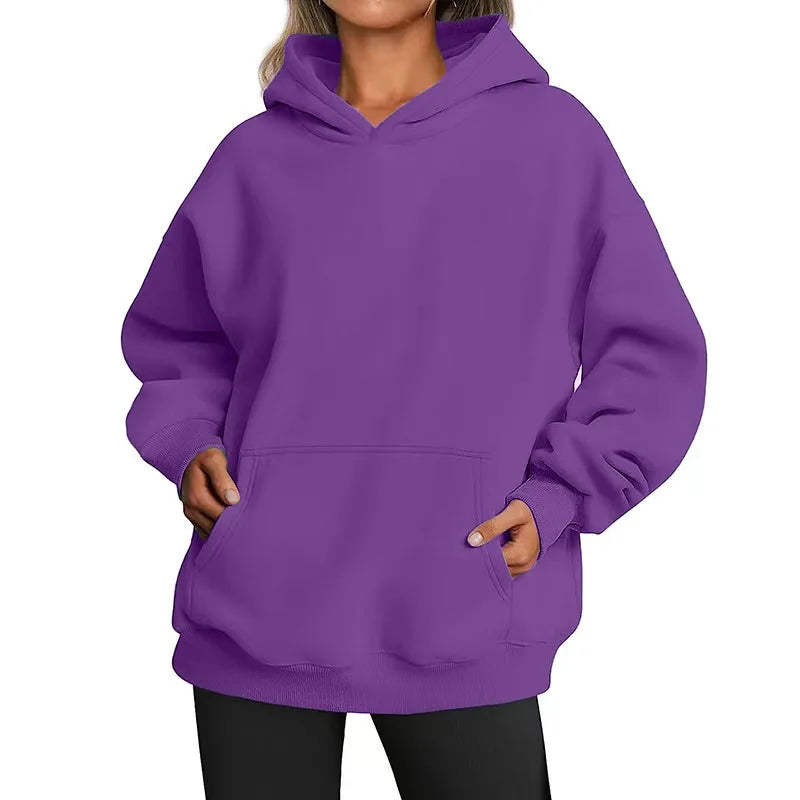 New Men Casual Hoodies Women Fleece Warm Hoodies Spring Autumn Pullovers Fashion Black Multiple Colour Oversized Sweatshirts Top