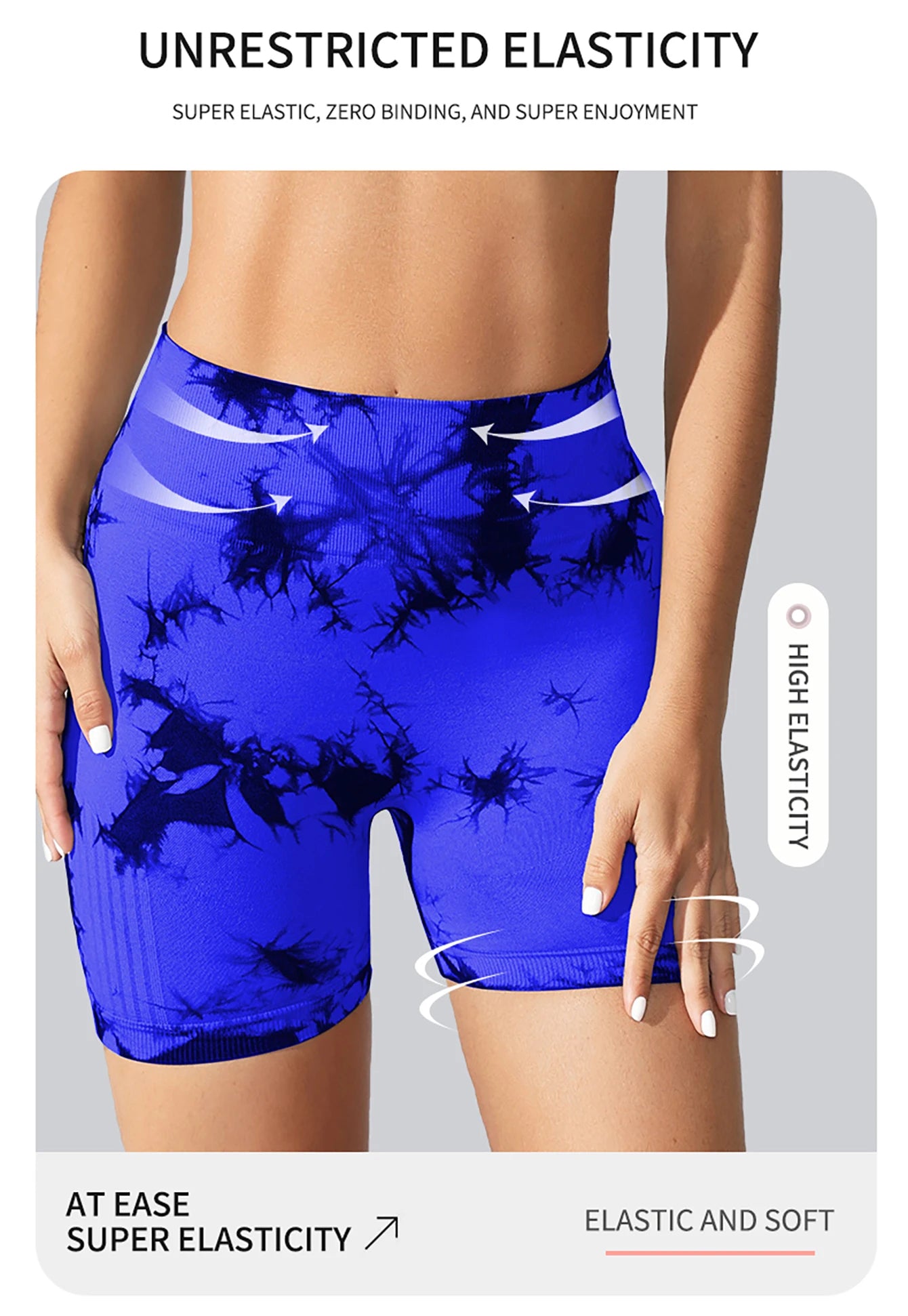 Leggings Tie Dye Seamless Leggings for Women High Waist Yoga Pants Scrunch Butt Lifting Elastic Tights Wide Waistband Sports Leggings