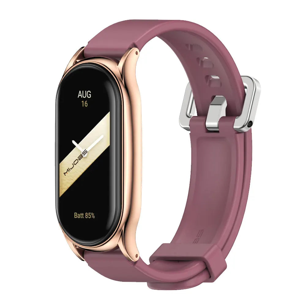 Strap For Mi Band 10 9 8 7 6 5 4 3 Silicone Wristband Replacement For Xiao mi Mi Band 8 Bracelet MiBand 7 6 5 4 3 Wrist Strap
