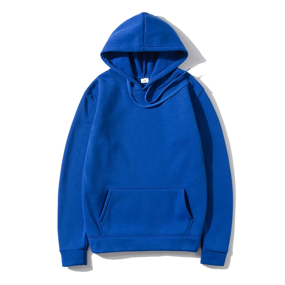 JUMPER Solid Color Men's Hoodie Warm Men's Sportswear Fashion Street Wear Casual Men's Loose Breathable Hoodie Brand Hoodie
