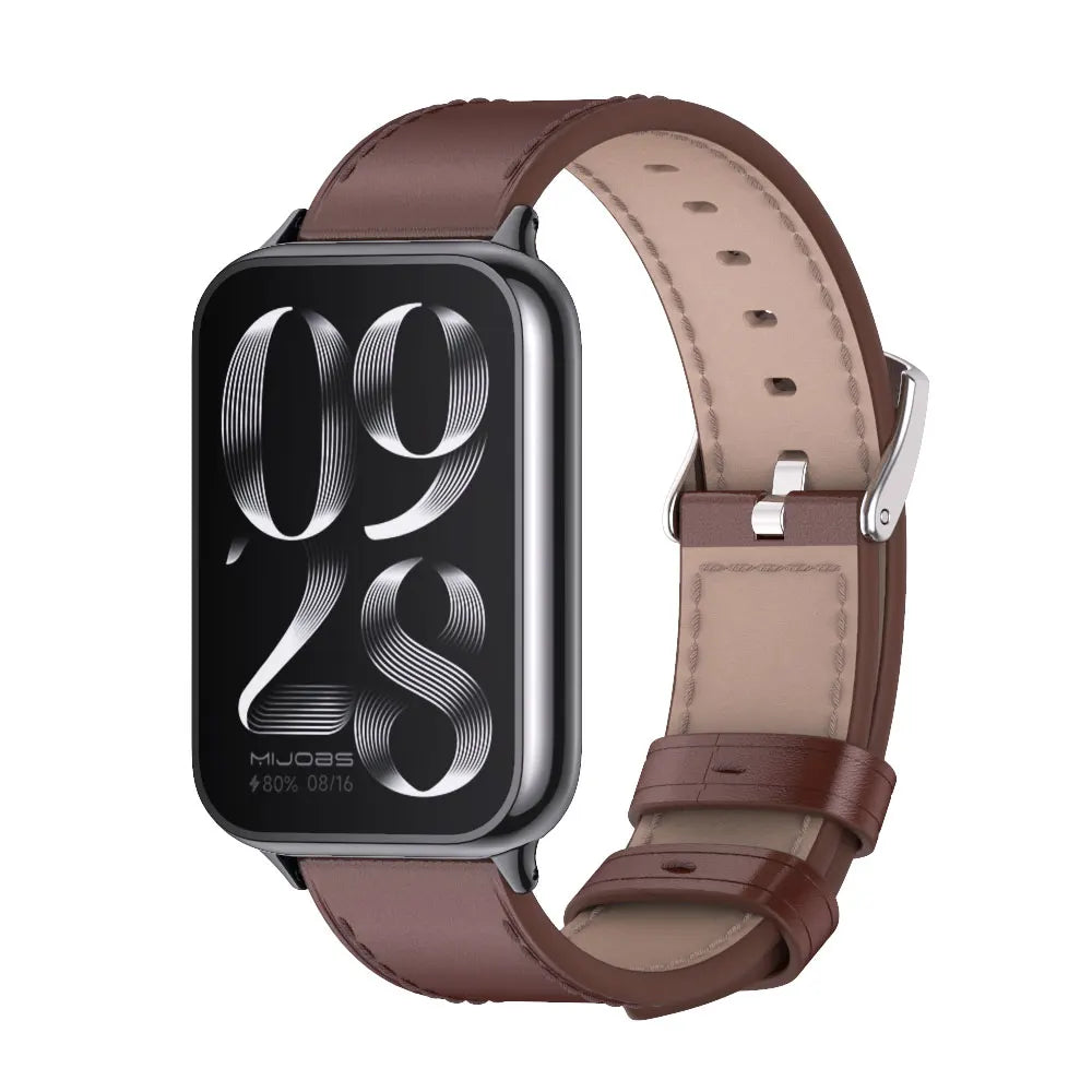 Mi Band 8 9 Pro Strap Leather Strap For Redmi Watch 4 For Xiaomi Mi Smart Band 8 Pro Bracelet Wristband Miband 8 Pro Correa