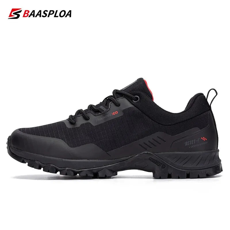 Sneakers New Men Anti-Skid Wear Resistant Hiking Shoes Fashion Waterproof Outdoor Travel Shoes Sneaker Comfortable Male Shoes