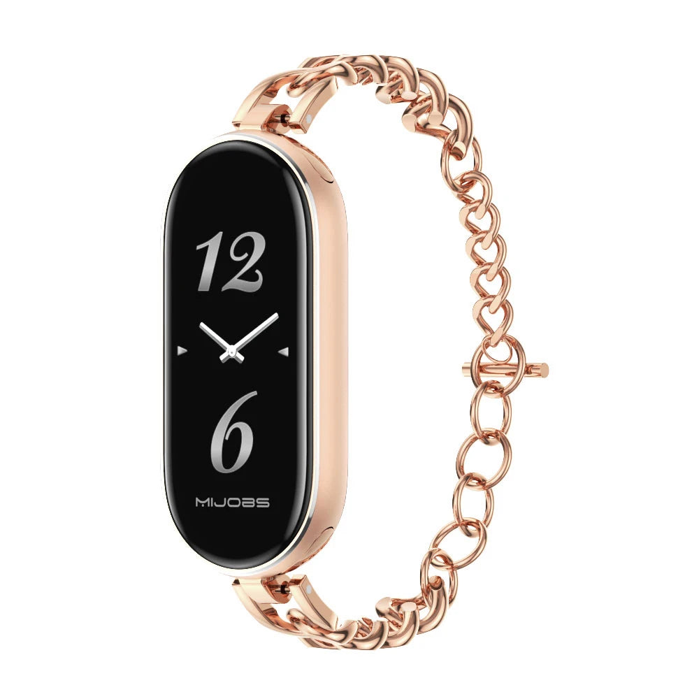 Strap Mi Band 10 9 8 7 6 5 4 3 Smart Bracelet Global Version Mi band 9 Watchband Ladies Wristband for Xiaomi Smart Band 8 Correa