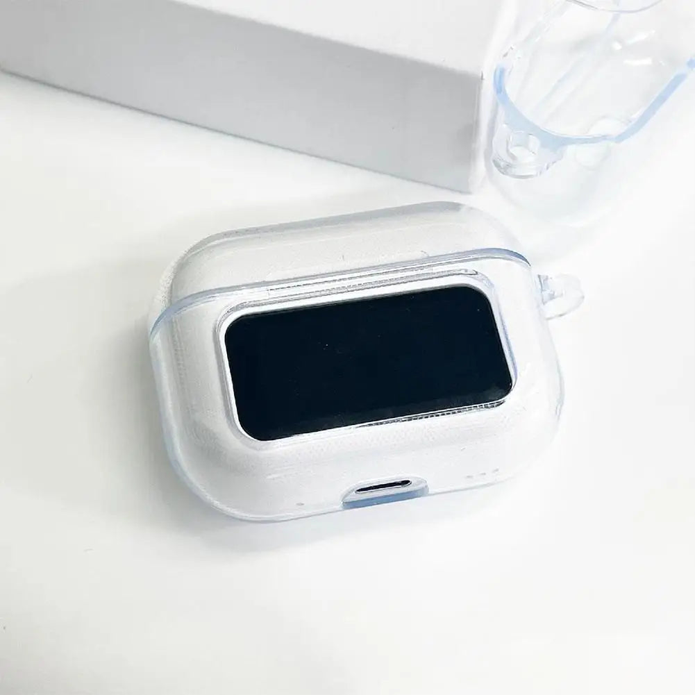 Transparent Silicone Cover For A9PRO Headphones Protective Case Anti-fall Shockproof Dustproof Wireless Earphones Shell Case