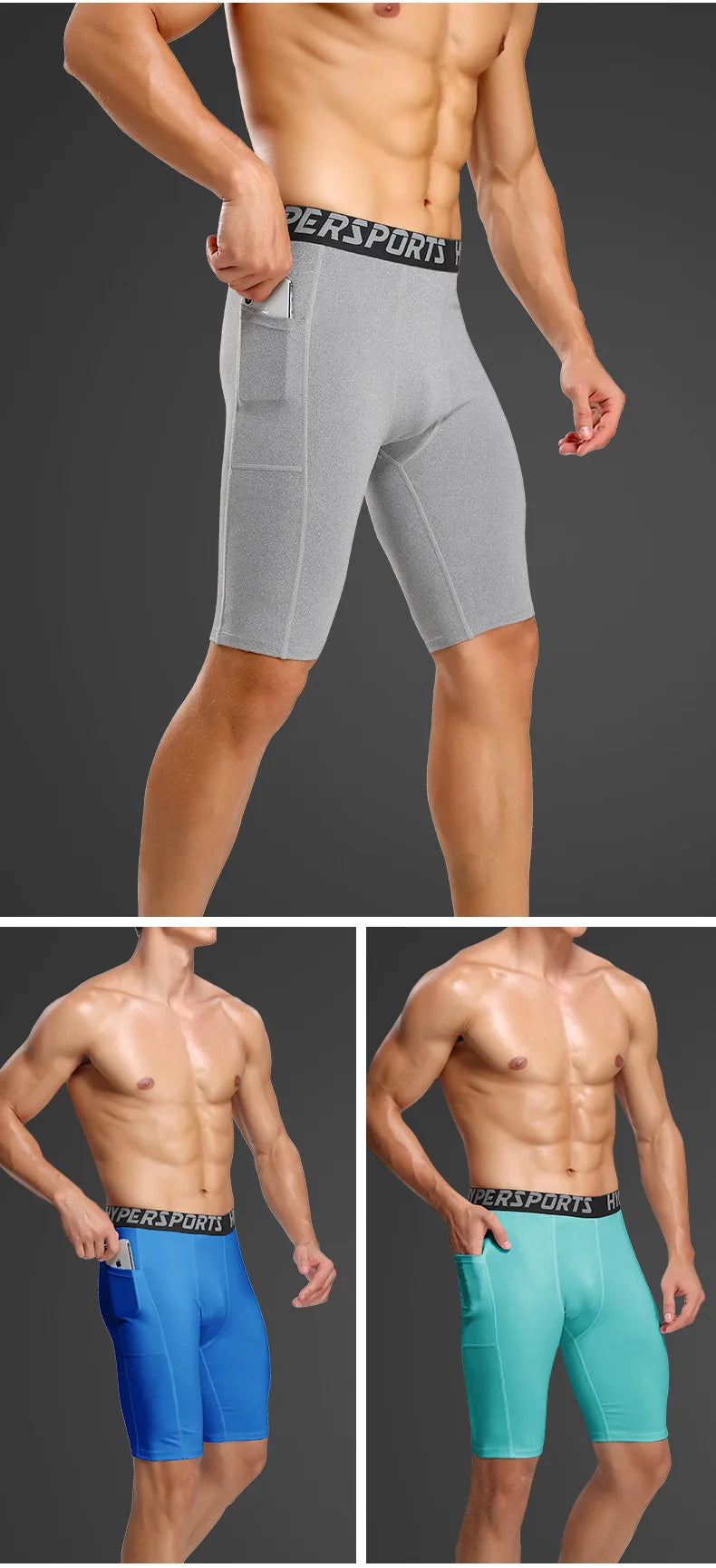 Shorts Men Summer Sportswear Training Tights Gym Fitness Leggings Short Pants Sport Bottoms Running Shorts Men
